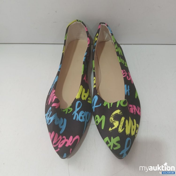 Artikel Nr. 939617: MICM Sarl Flache Schuhe Graffiti-Design Gr 43