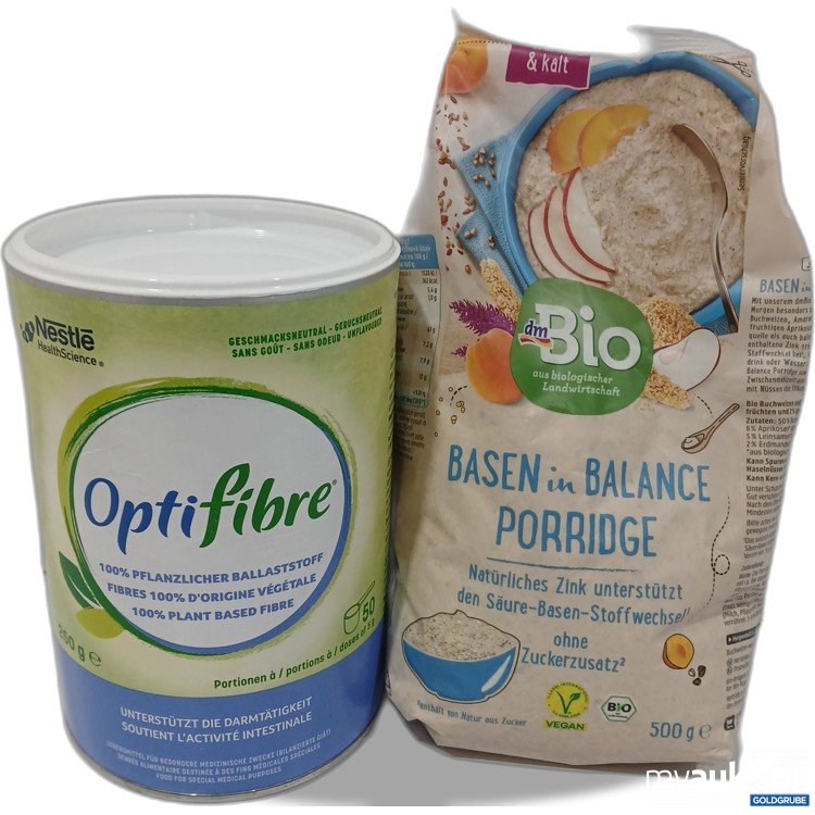Artikel Nr. 954617: Set Nestle Optifibre Based fibre 250g & DM Bio Basen und Balance 500g 