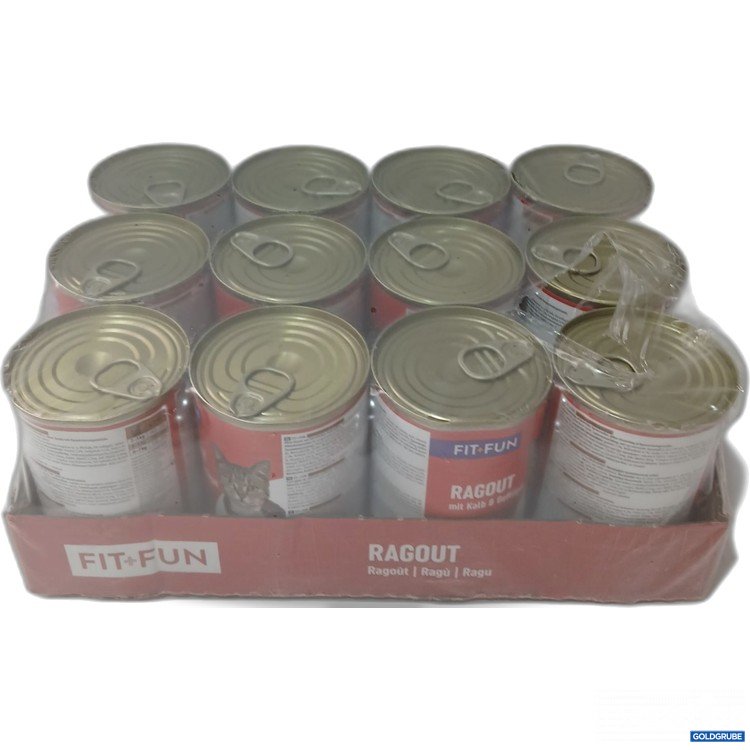 Artikel Nr. 990617 Artikel Nr. 990617: Fit + Fun Katze Ragout mit Kalb & Geflügel je 415g 12Stk