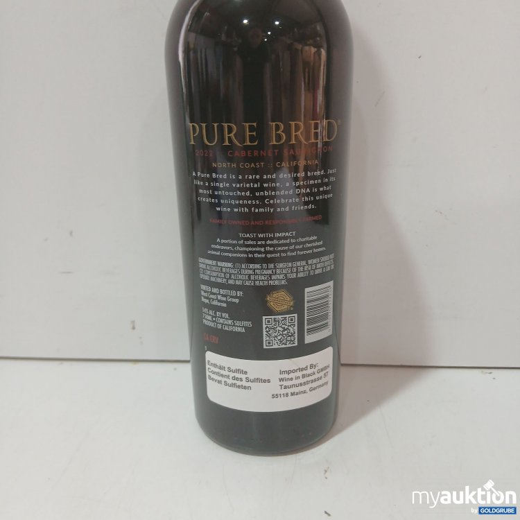 Artikel Nr. 993617 Artikel Nr. 993617: Pure Bred Cabernet Sauvignon North Coast California 750ml