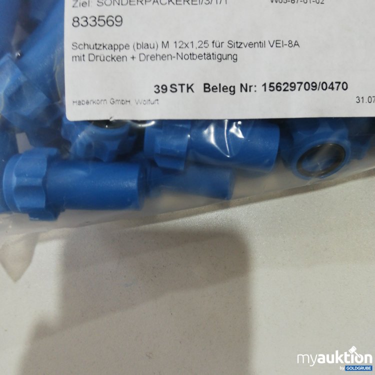 Artikel Nr. 380618 Artikel Nr. 380618: Schutzkappen blau M 12x1,25