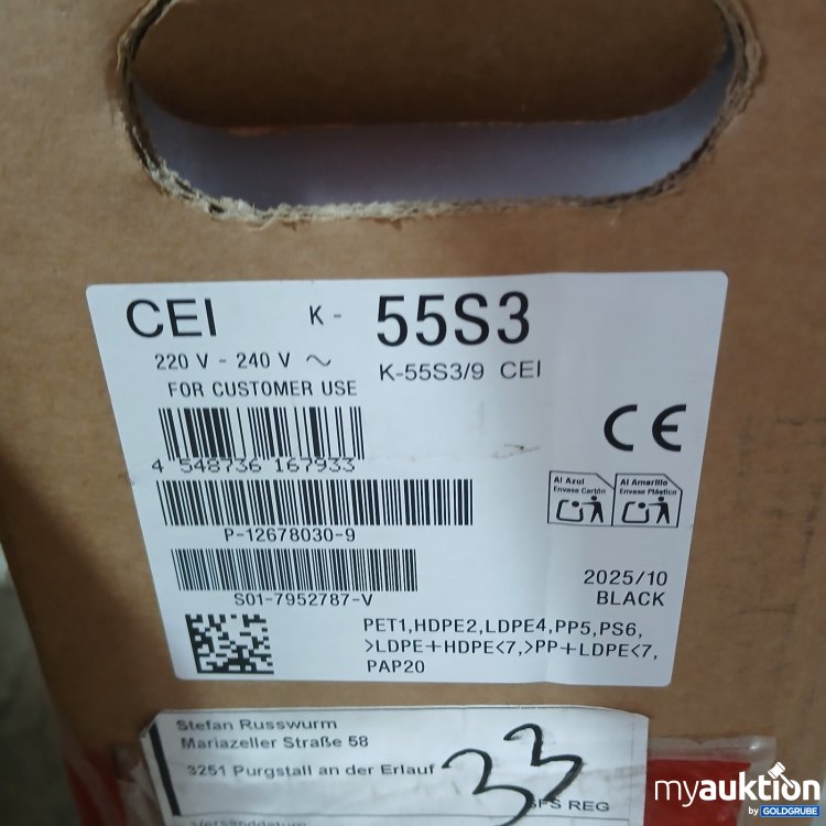 Artikel Nr. 526618: Sony Bravia 3 S3 55 Zoll Fernseher 138,8 cm