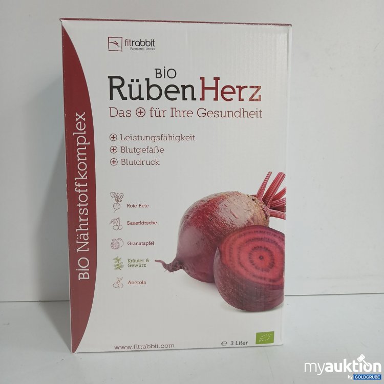 Artikel Nr. 855618 Artikel Nr. 855618: Fitrabbit Bio Rüben Herz 3L