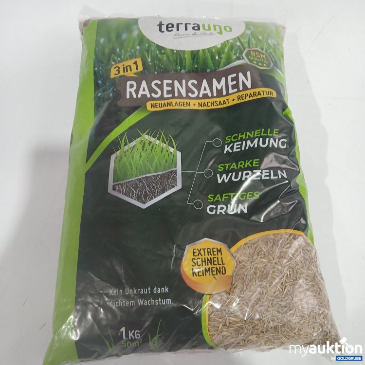 Artikel Nr. 870618 Artikel Nr. 870618: Terrauno 3in1 Rasensamen 1kg