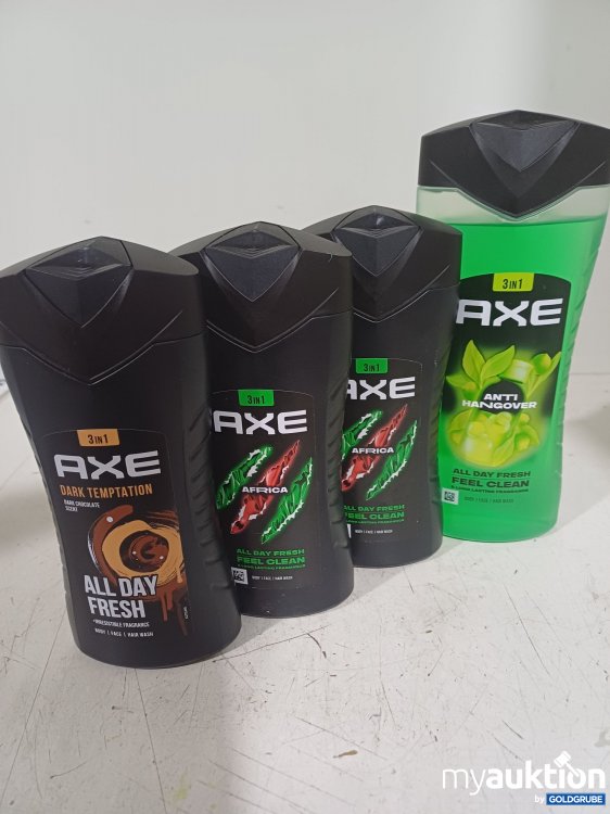 Artikel Nr. 886618: Axe Duschgel diverse Sorten, 3x250ml, 1x400ml