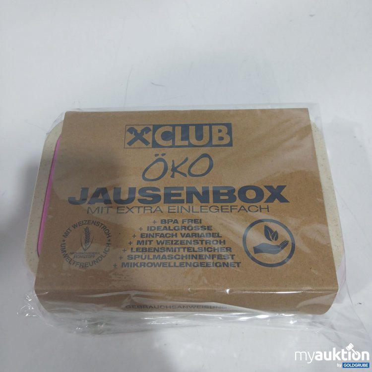 Artikel Nr. 890618: Öko Jausenbox mit Extra Einlagefach rosa 