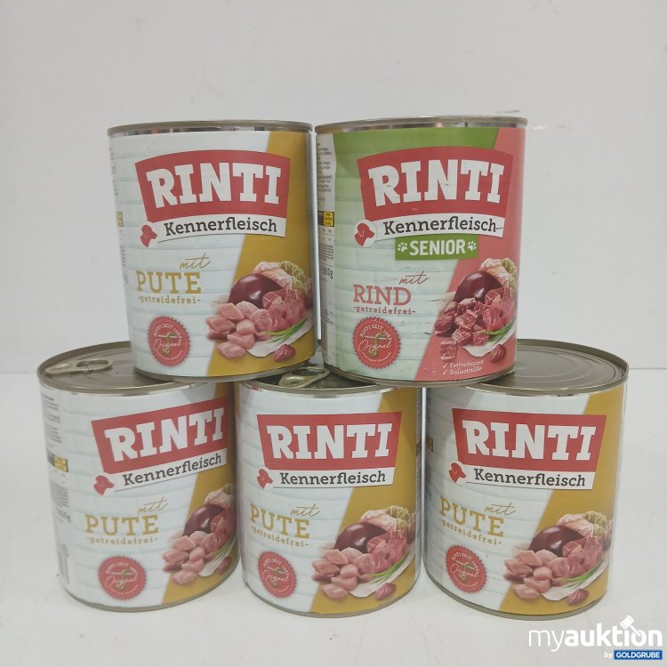 Artikel Nr. 984618: Rinti Kennerfleisch 4x Pute, 1x Rind je 800g
