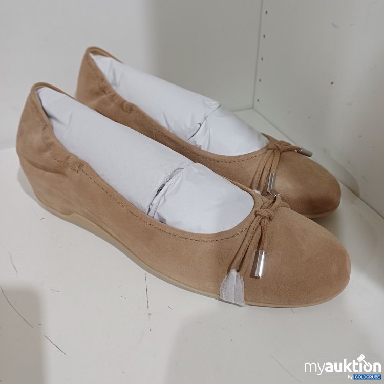 Artikel Nr. 470619 Artikel Nr. 470619: Högl Ballerinas Velourkid-Leder taupe