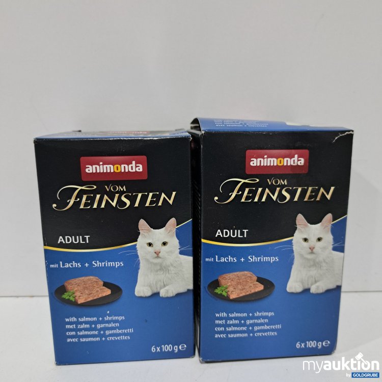 Artikel Nr. 818619 Artikel Nr. 818619: Animonda vom Feinsten Katzenfutter Lachs/Shrimps 2x6x100g