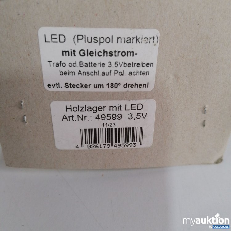 Artikel Nr. 827619 Artikel Nr. 827619: Kahlert Licht Holzlager mit Licht 49599,Miniaturlampen und Elektrik 3.5V