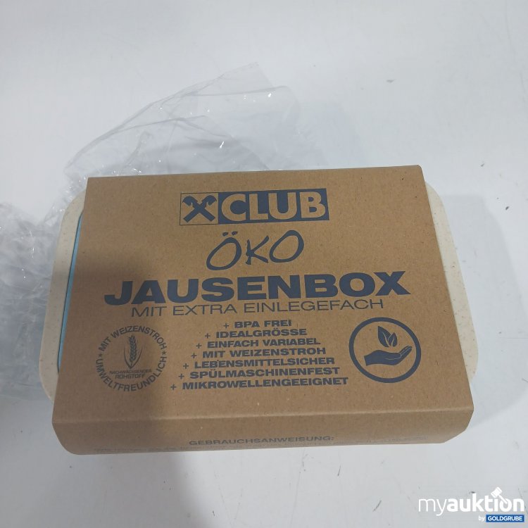 Artikel Nr. 890619: Öko Jausenbox mit Extra Einlagefach blau  