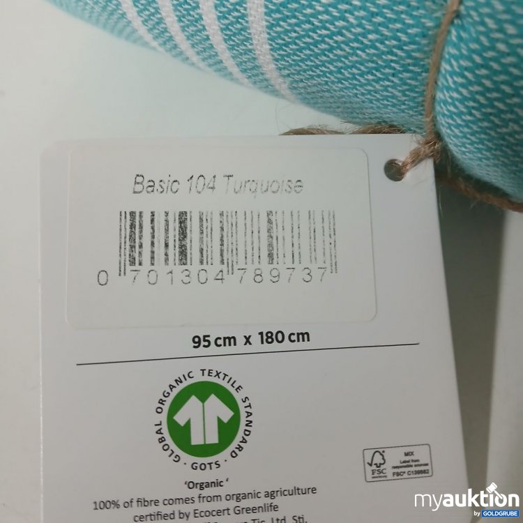 Artikel Nr. 920619: LeStoff Handtuch Basic 104 Turquoise