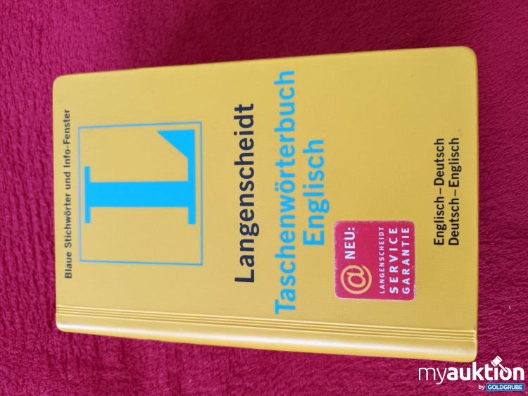 Artikel Nr. 927619 Artikel Nr. 927619: Langenscheidt, Taschenwörterbuch Englisch