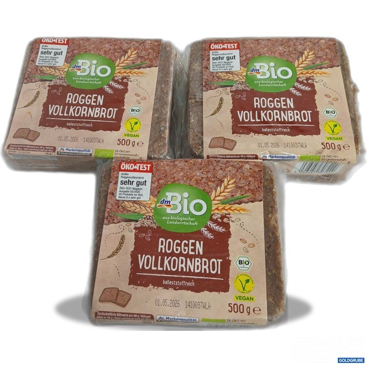Artikel Nr. 952619: Bio Roggen Vollkornbrot 3x500g 