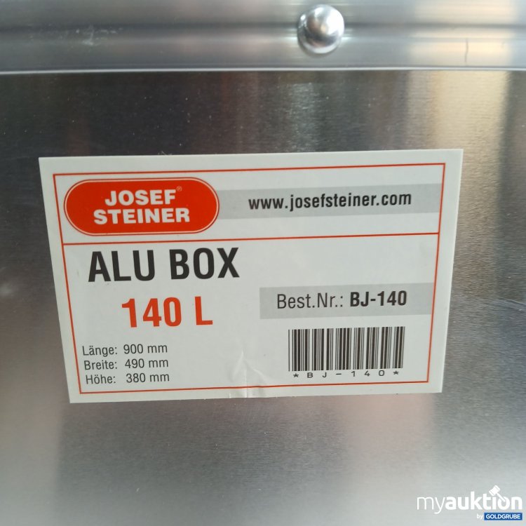 Artikel Nr. 972619: Josef Steiner Alu Box 140L Länge 900mm  Breite 490mm Höhe 380mm BJ-140 