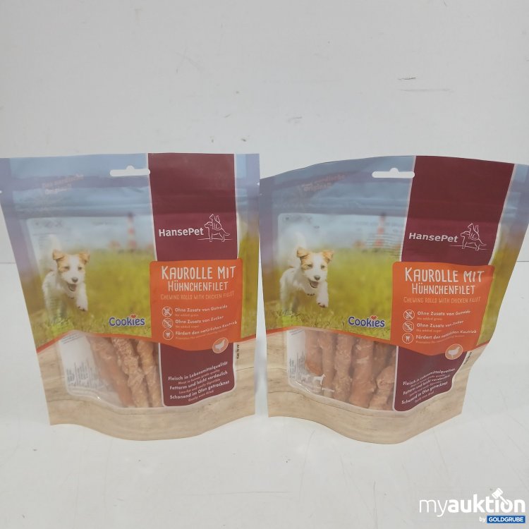Artikel Nr. 984619: HansePet Kaurolle mit Hühnchenfilet 200g 2Stk