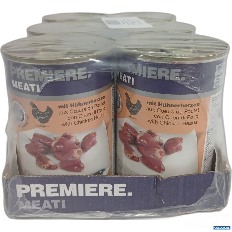Artikel Nr. 986619: Premiere Meati mit Hühnerherzen 6x400g Hunde