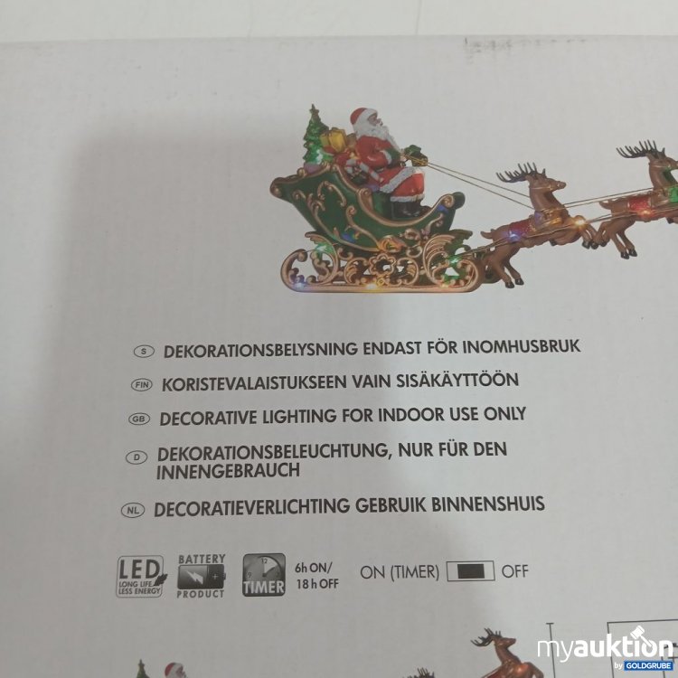 Artikel Nr. 446620: STAR Weihnachtsdeko LED Rentier Schlitten