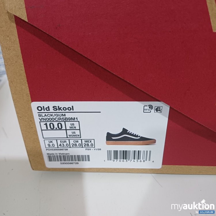Artikel Nr. 470620 Artikel Nr. 470620: Vans Old Skool Sneaker Black/Gum