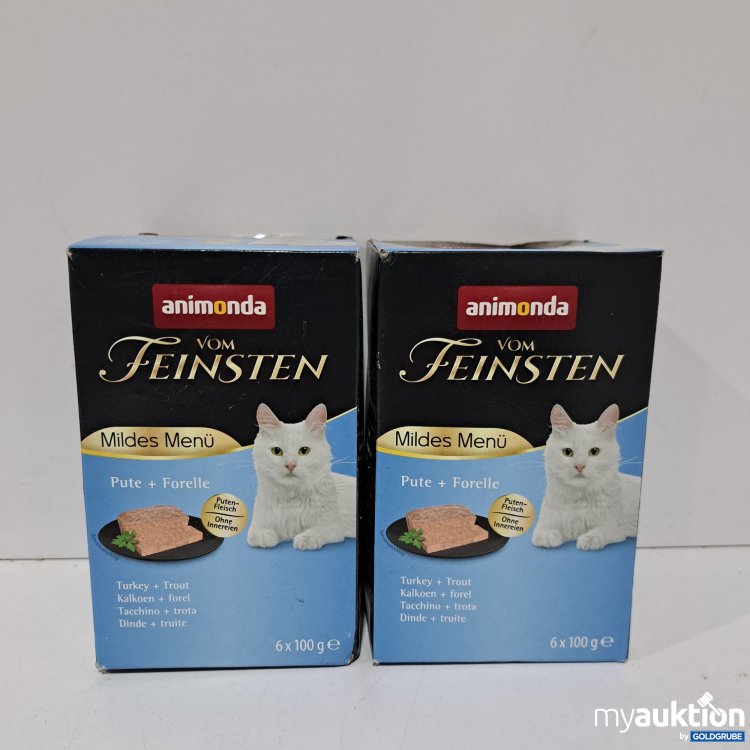 Artikel Nr. 818620 Artikel Nr. 818620: Animonda vom Feinsten Katzenfutter Pute/Forelle 2x6x100g