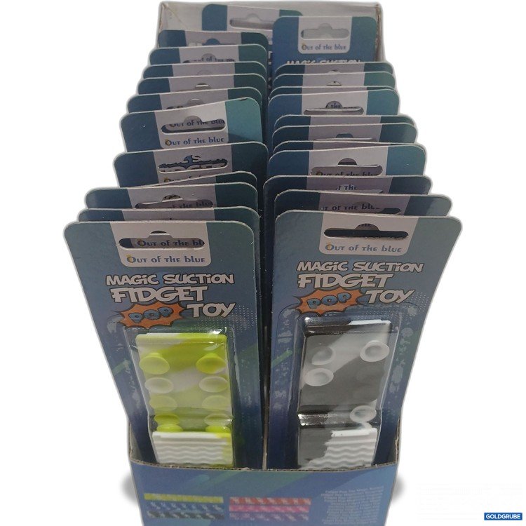 Artikel Nr. 929620: Diverse Out of the Blue Magic Suction Fidget Pop Toy. 24 stk 