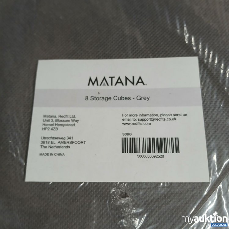 Artikel Nr. 932620 Artikel Nr. 932620: MATANA 8 Storage Cubes Grey