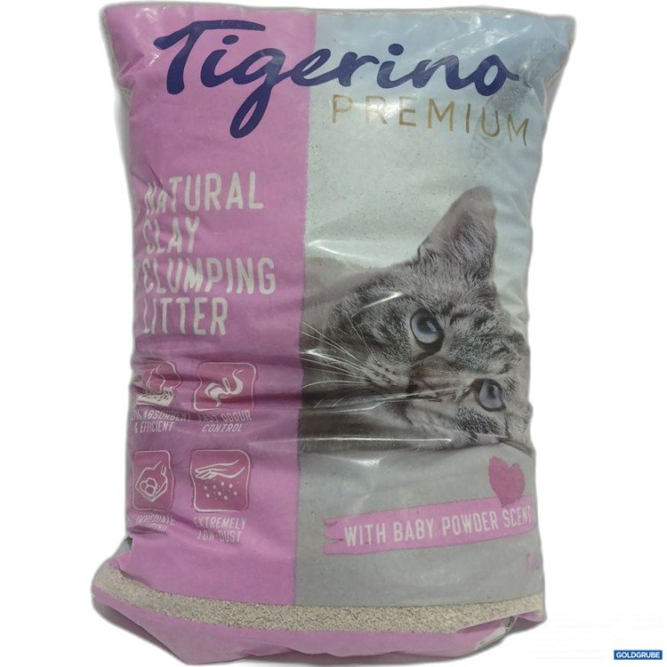 Artikel Nr. 973620 Artikel Nr. 973620: Tigerino Premium Katzenstreu mit Babypuderduft 6kg