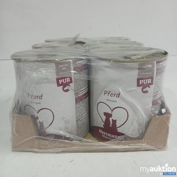 Artikel Nr. 986620: Hermann's Manufaktur Pferd Pur 6x800g 