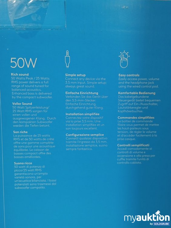 Artikel Nr. 471621: logitech Z 313 Lautsprecher 50W 980-000413