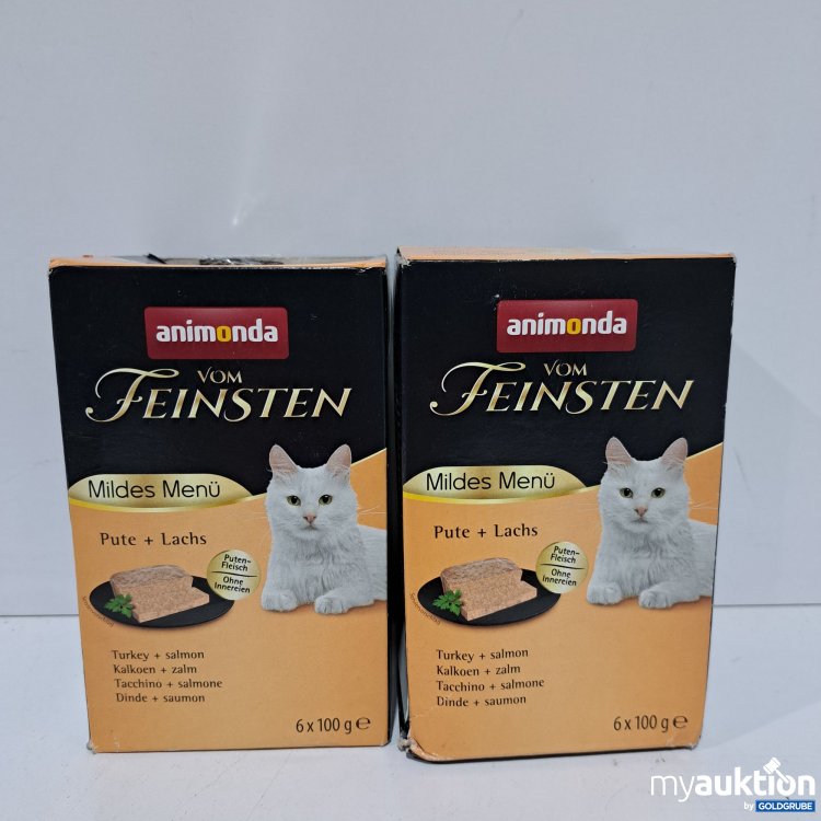 Artikel Nr. 818621 Artikel Nr. 818621: Animonda vom Feinsten Katzenfutter Lachs/Pute 2x6x100g
