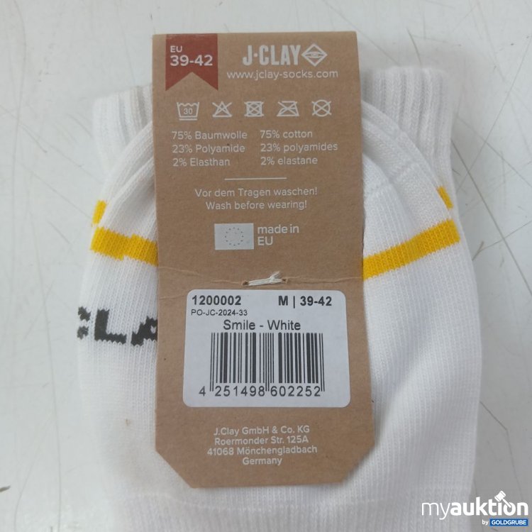 Artikel Nr. 939621 Artikel Nr. 939621: J-CLAY Smile Socken EU 39-42
