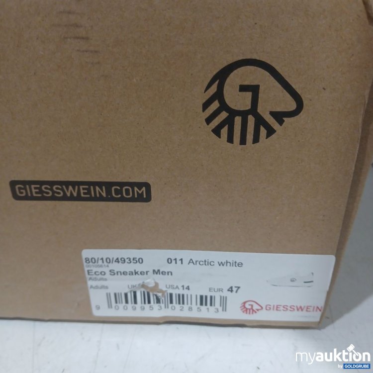Artikel Nr. 970621: Giesswein Eco Sneaker Men Arctic white