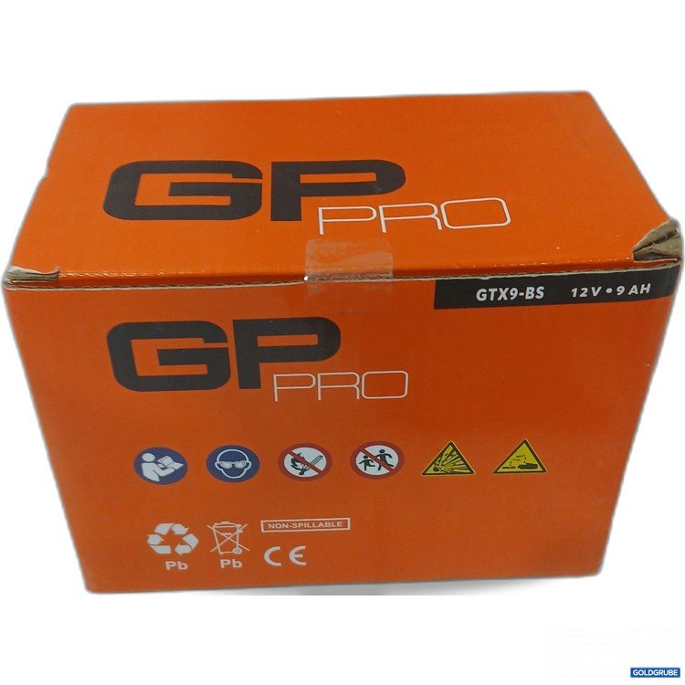 Artikel Nr. 982621: GPPro Gel-Batterie 12V 9Ah GTX9-BS Rollerbatterie/Motorradbatterie