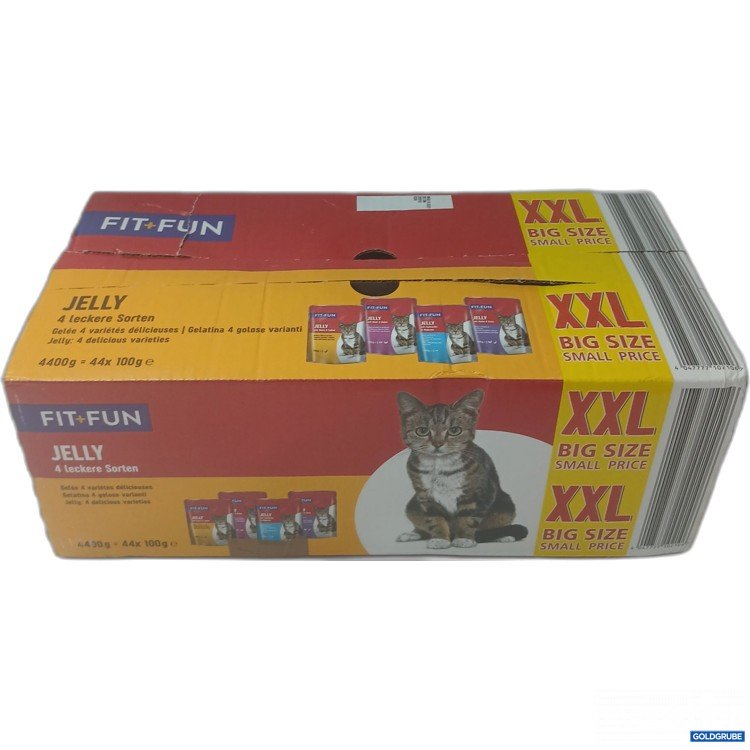 Artikel Nr. 990621 Artikel Nr. 990621: Fit + Fun Katzenfutter Mix in Gelee je 100g 44Stk