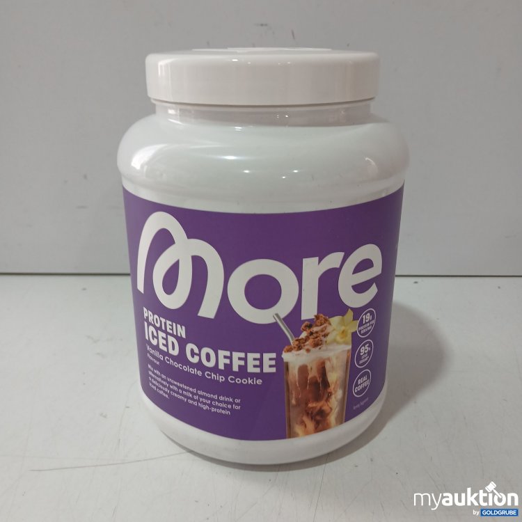 Artikel Nr. 997621 Artikel Nr. 997621: More Protein Iced Coffee Vanilla Chocolate Chip Cookie 500g