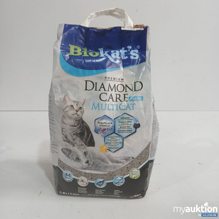 Artikel Nr. 998621: Bio Kats Premium Diamond care Multicat fresh Katzenstreu 8L 