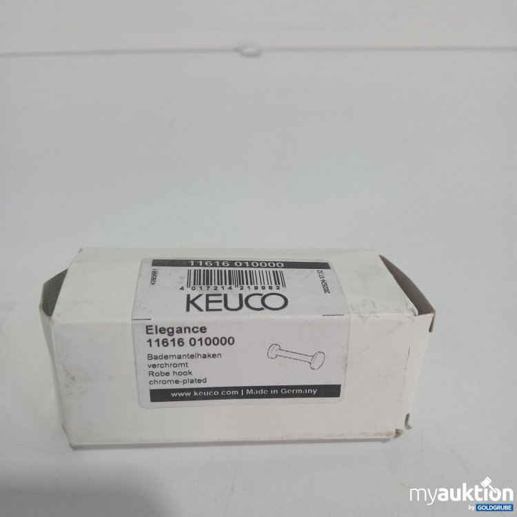 Artikel Nr. 440622: Keuco Elegance Bademantelhaken verchromt 11616010000