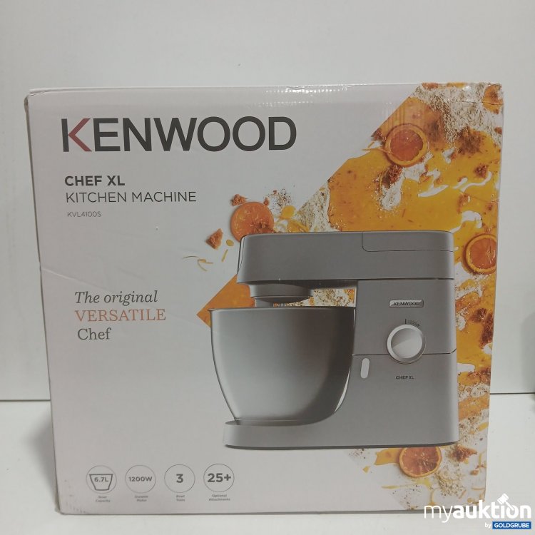 Artikel Nr. 468622 Artikel Nr. 468622: Kenwood Chef XL KVL4100S Küchenmaschine 1200W Inhalt komplett
