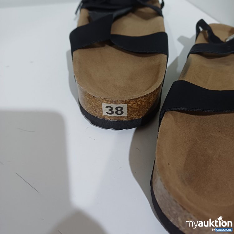 Artikel Nr. 469622 Artikel Nr. 469622: Sandalen schwarz mit Riemen und Schnalle Größe 38
