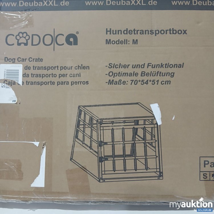 Artikel Nr. 518622: Hundetransportbox Codoca M