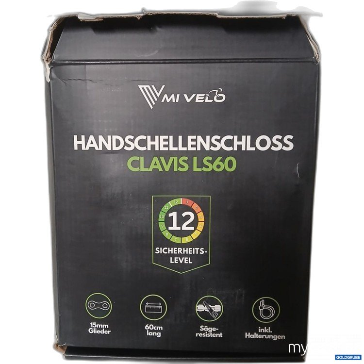 Artikel Nr. 920622: MI Velo Handschellenschloss Clavis LS60