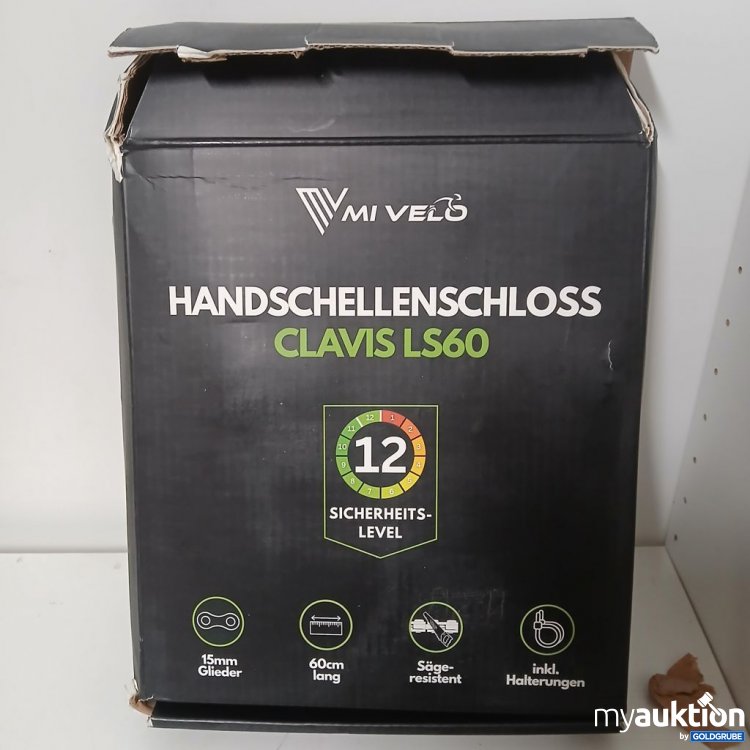 Artikel Nr. 920622: MI Velo Handschellenschloss Clavis LS60