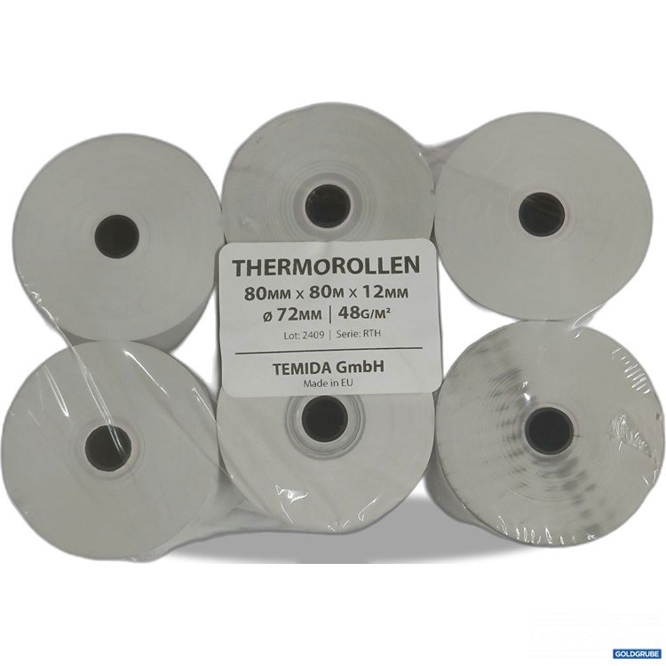 Artikel Nr. 922622: TEMIDA Thermorollen 80mm x 80m 12mm 48g