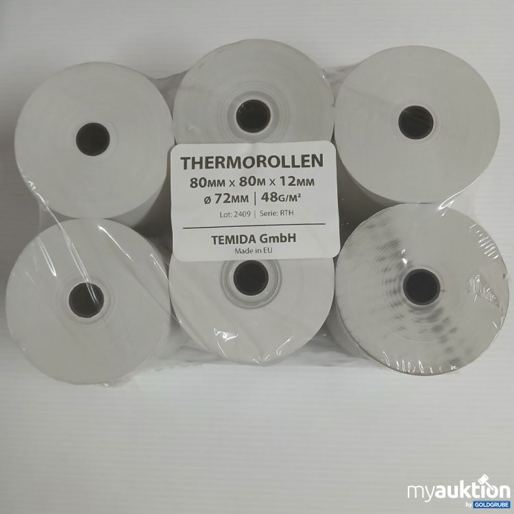 Artikel Nr. 922622: TEMIDA Thermorollen 80mm x 80m 12mm 48g