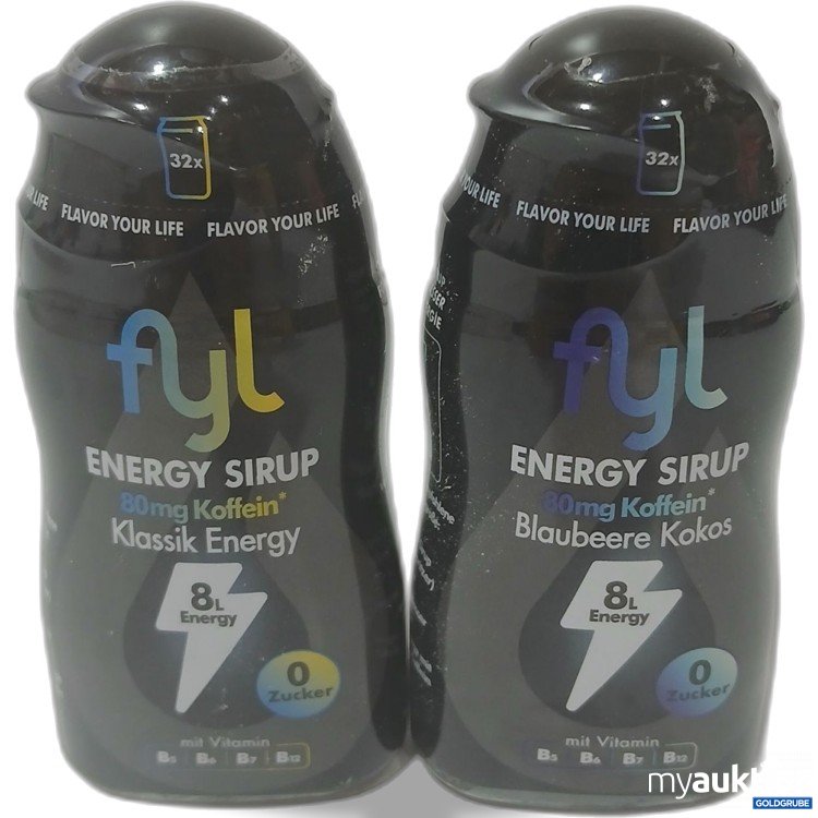 Artikel Nr. 995622 Artikel Nr. 995622: Fyl Energy Sirup 80mg Koffein Klassik + Blaubeere Kokos je 65ml