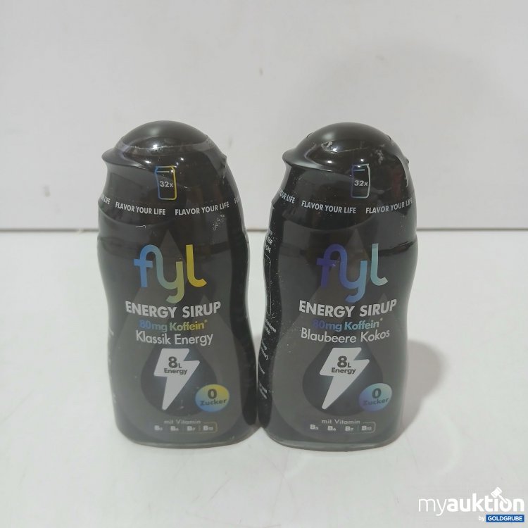 Artikel Nr. 995622 Artikel Nr. 995622: Fyl Energy Sirup 80mg Koffein Klassik + Blaubeere Kokos je 65ml