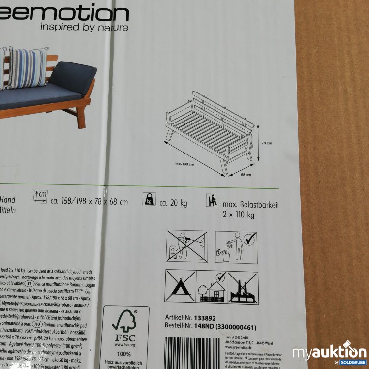 Artikel Nr. 662623 Artikel Nr. 662623: Greemotion Multifunktionsbank Borkum