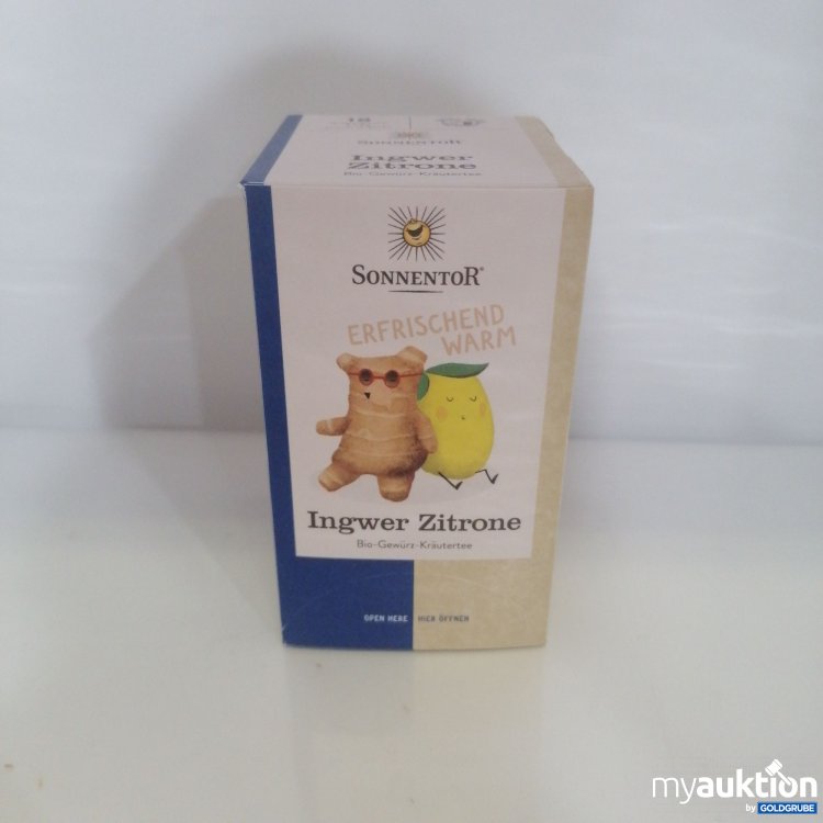 Artikel Nr. 769623 Artikel Nr. 769623: Sonnentor Ingwer Zitrone Bio Gewürz- Kräutertee 18 Aufgussbeutel