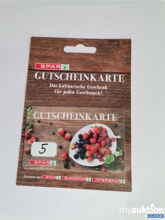 Artikel Nr. 845623 Artikel Nr. 845623: Spar Gutschein Wert 5€