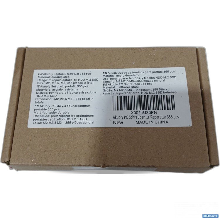 Artikel Nr. 883623 Artikel Nr. 883623: Akuoly PC Schrauben 355stk
